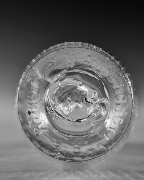 ANTIQUE GLASS DECANTER MARKED WATERLOO CO CORK - ADDITIONAL PHOTO 8