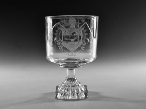 antique glass rummer english c1800 - CATEGORY: ANTIQUE GLASS - DATED GEORGIAN