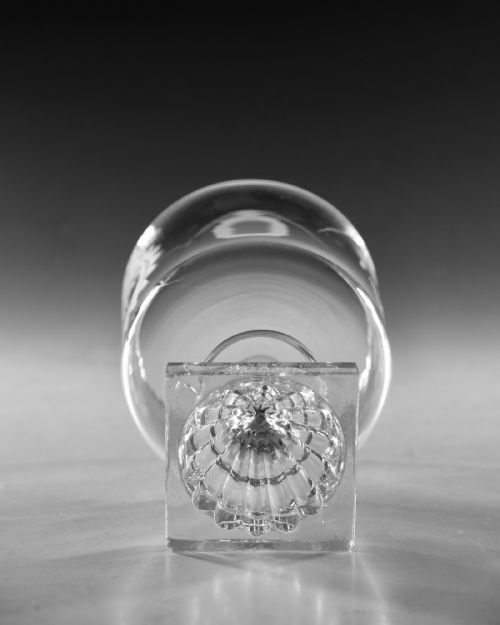 ANTIQUE GLASS RUMMER ENGLISH C1800 - ADDITIONAL PHOTO 5