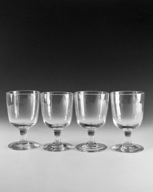 ANTIQUE GLASS PUB RUMMERS SET OF FOUR C1860 - ADDITIONAL PHOTO 1