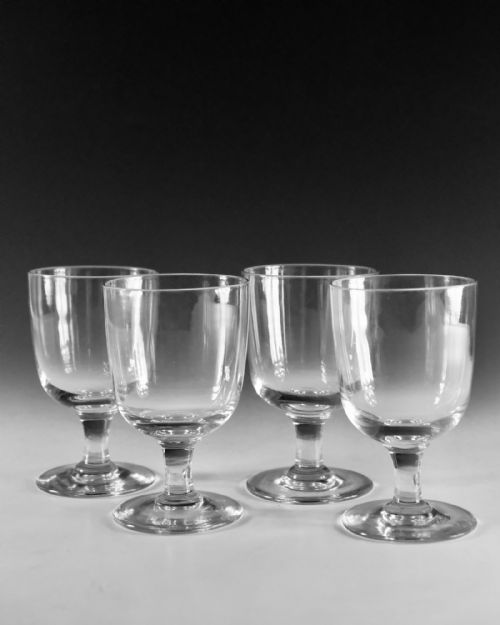 ANTIQUE GLASS PUB RUMMERS SET OF FOUR C1860 - ADDITIONAL PHOTO 2