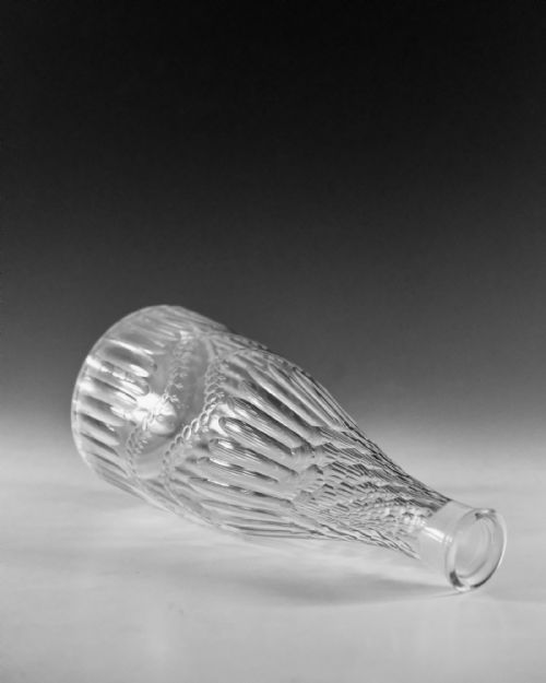 ANTIQUE GLASS DECANTER TAPER ENGLISH C1780 - ADDITIONAL PHOTO 5