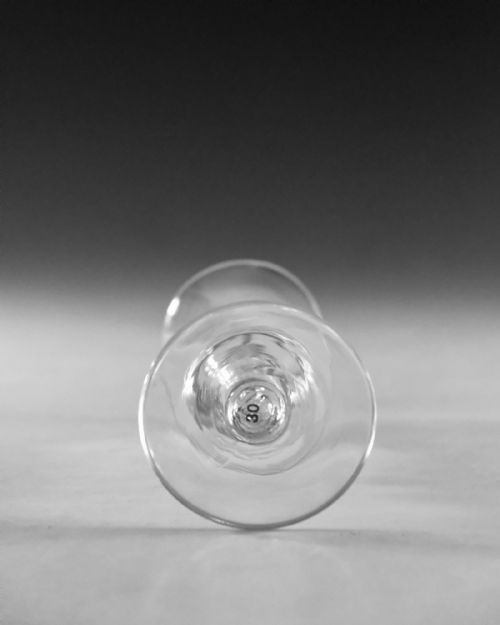 ANTIQUE GLASS BALUSTER WINE GLASS ENGLISH C172530 - ADDITIONAL PHOTO 5
