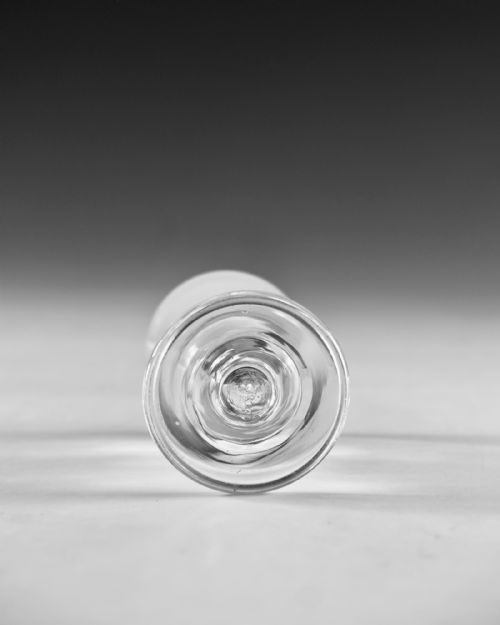 ANTIQUE GLASS BALUSTER DECEPTIVE DRAM GLASS ENGLISH C1710 - ADDITIONAL PHOTO 2