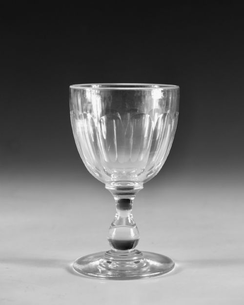 ANTIQUE GLASS TWELVE WINE GLASSES ENGLISH C1890 - ADDITIONAL PHOTO 5