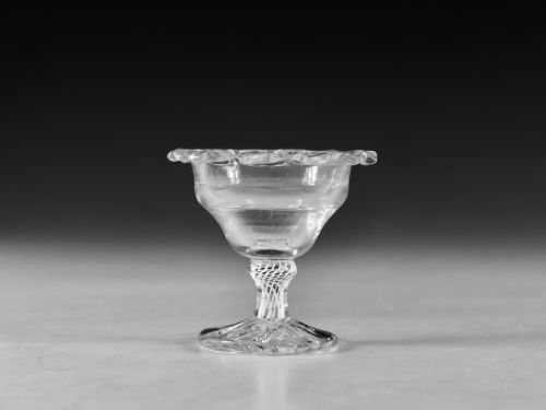 antique glass sweetmeat glass english c1765 - CATEGORY: ANTIQUE GLASS - DATED 18TH CENTURY