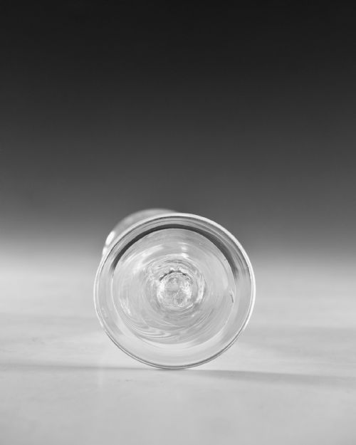 ANTIQUE GLASS ALE GLASS WRYTHEN ENGLISH C1790 - ADDITIONAL PHOTO 4