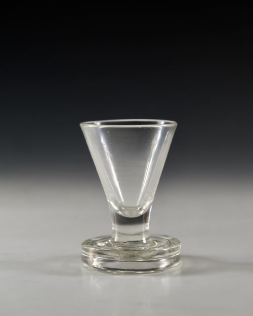 ANTIQUE GLASS FIRING GLASS C17901800 - ADDITIONAL PHOTO 1