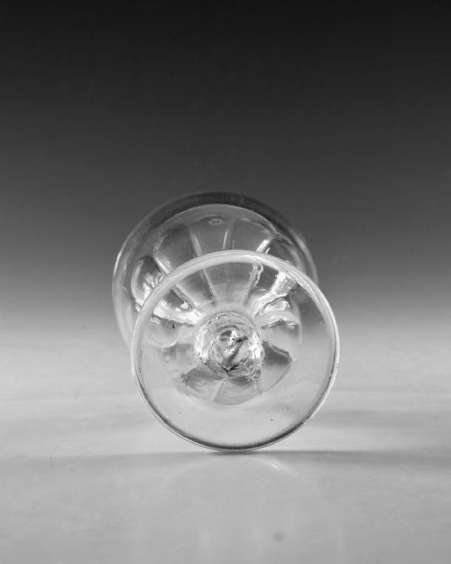 ANTIQUE GLASS RUMMER ENGLISH C1800 - ADDITIONAL PHOTO 5