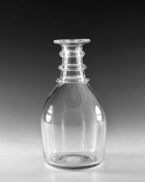 ANTIQUE GLASS CARAFE ENGLISH C1820 - ADDITIONAL PHOTO 1