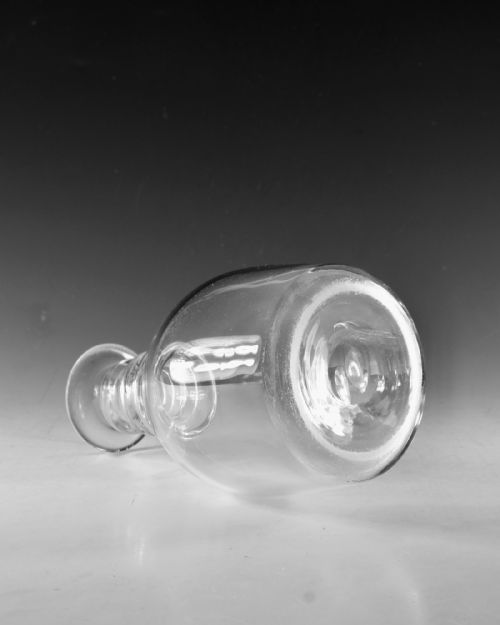 ANTIQUE GLASS CARAFE ENGLISH C1820 - ADDITIONAL PHOTO 2