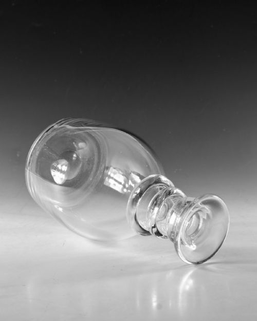 ANTIQUE GLASS CARAFE ENGLISH C1820 - ADDITIONAL PHOTO 3
