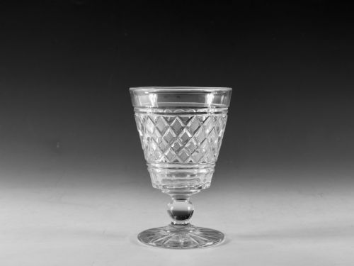 antique glass rummer c1820 - CATEGORY: ANTIQUE GLASS - DATED GEORGIAN