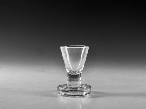 antique glass firing glass c17901800 - CATEGORY: ANTIQUE GLASS - DATED 18TH CENTURY