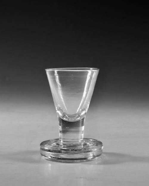ANTIQUE GLASS FIRING GLASS C17901800 - ADDITIONAL PHOTO 1