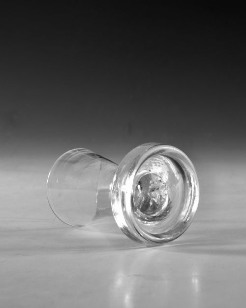 ANTIQUE GLASS FIRING GLASS C17901800 - ADDITIONAL PHOTO 2