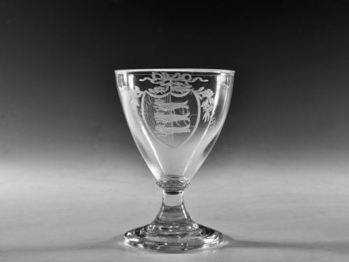 antique glass rummer absolon c1795 - CATEGORY: ANTIQUE GLASS - DATED 18TH CENTURY