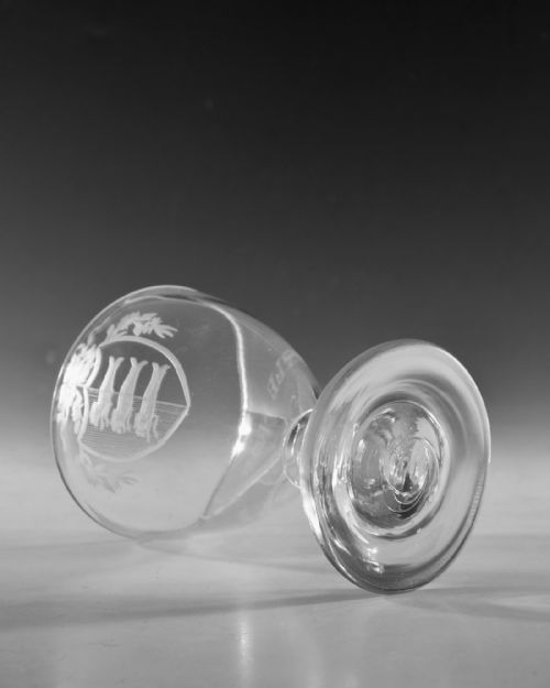 ANTIQUE GLASS RUMMER ABSOLON C1795 - ADDITIONAL PHOTO 4