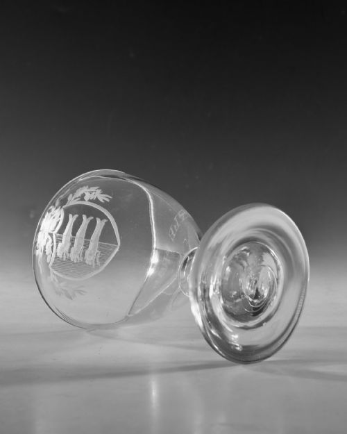 ANTIQUE GLASS RUMMER ABSOLON C1795 - ADDITIONAL PHOTO 5