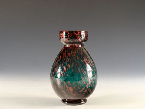 antique glass hyacinth vase english c1900 - CATEGORY: ANTIQUE GLASS - DATED EDWARDIAN