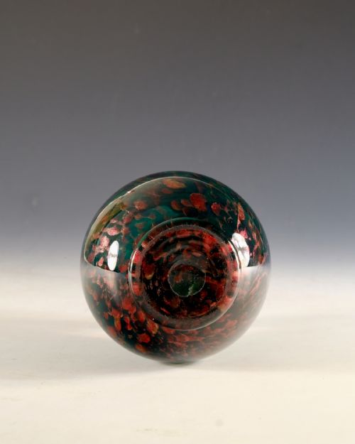 ANTIQUE GLASS HYACINTH VASE ENGLISH C1900 - ADDITIONAL PHOTO 5