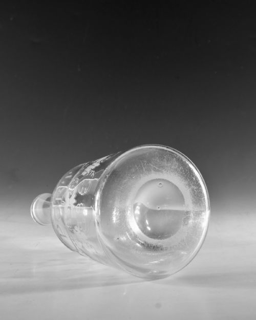 ANTIQUE GLASS PORT MALLET DECANTER ENGLISH C1770 - ADDITIONAL PHOTO 6