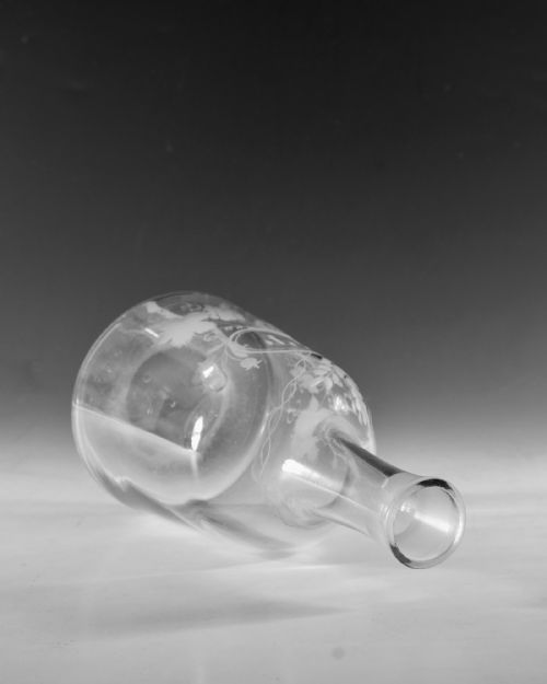 ANTIQUE GLASS PORT MALLET DECANTER ENGLISH C1770 - ADDITIONAL PHOTO 7