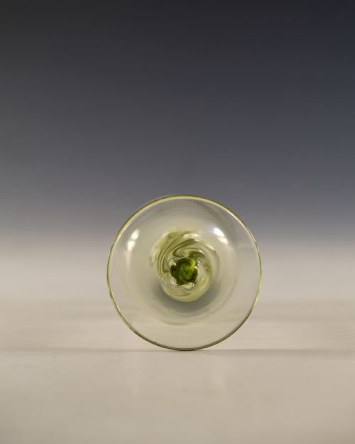 ANTIQUE GLASS WINE GLASS DESIGNED BY PHILIP WEBB C187080 - ADDITIONAL PHOTO 4