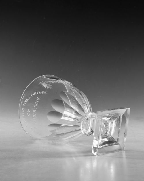 ANTIQUE GLASS RUMMER ENGLISH C1800 - ADDITIONAL PHOTO 5