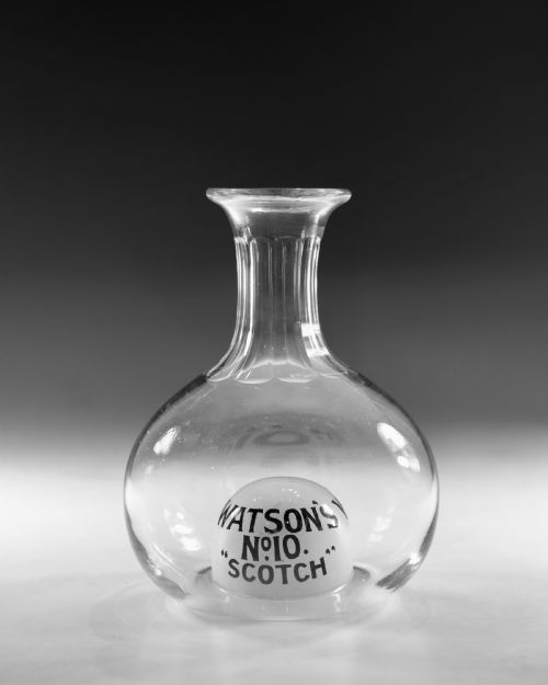 ANTIQUE CARAFE WATSON'S NO 10 SCOTCH - ADDITIONAL PHOTO 1