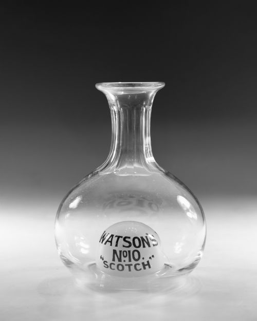 ANTIQUE CARAFE WATSON'S NO 10 SCOTCH - ADDITIONAL PHOTO 2