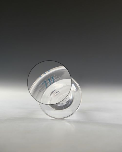 ANTIQUE WINE GLASS OPAQUE TWIST ENGLISH C1765 - ADDITIONAL PHOTO 6