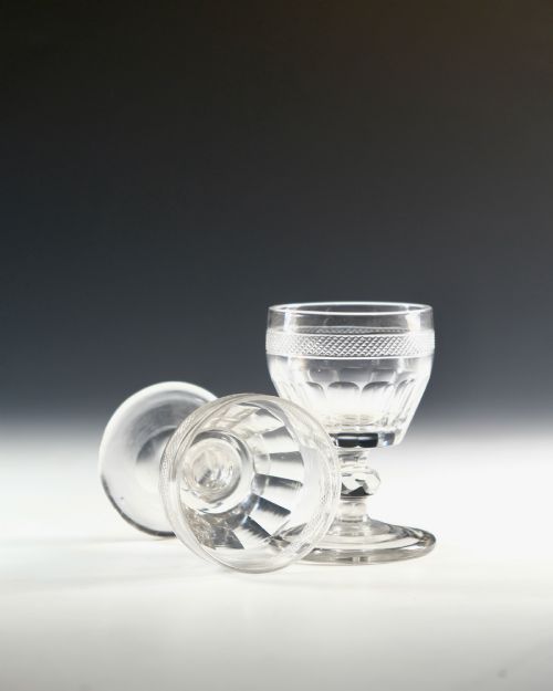 GEORGIAN IRISH PORT GLASSES C1820 - ADDITIONAL PHOTO 6
