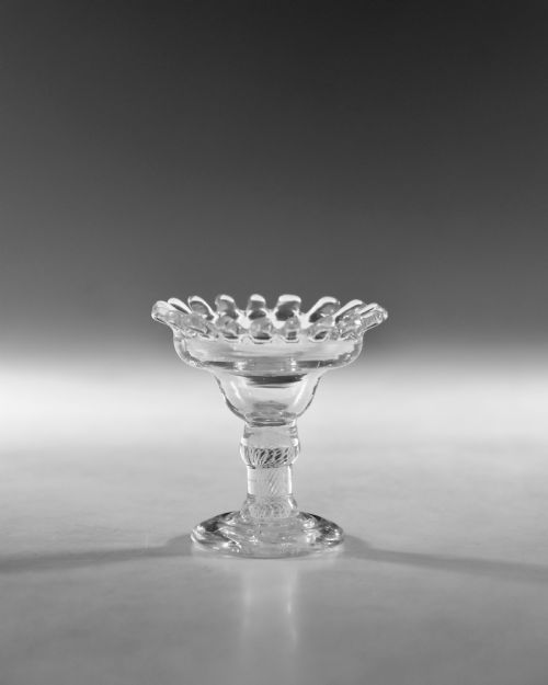 GEORGIAN SWEETMEAT GLASS ENGLISH C1765 - ADDITIONAL PHOTO 1