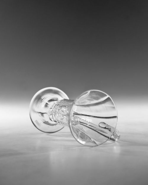 GEORGIAN JELLY GLASS ENGLISH C1750 - ADDITIONAL PHOTO 4