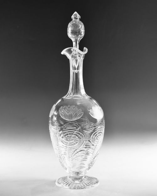 ANTIQUE INTAGLIO DECANTERS STEVENS WILLIAMS C1900 - ADDITIONAL PHOTO 2