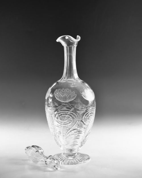 ANTIQUE INTAGLIO DECANTERS STEVENS WILLIAMS C1900 - ADDITIONAL PHOTO 3