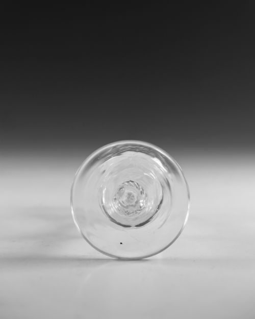 GEORGIAN WINE GLASS ENGLISH C1765 - ADDITIONAL PHOTO 4
