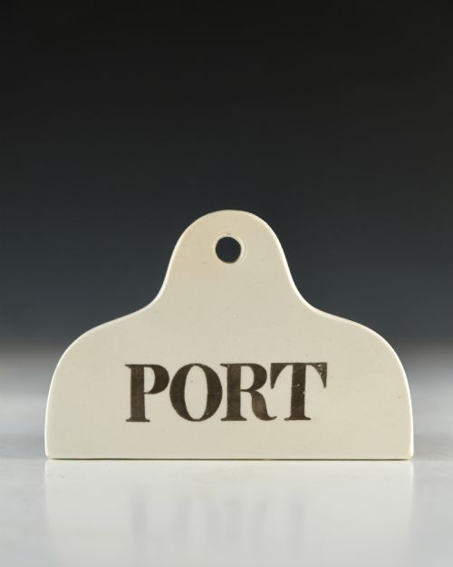 ANTIQUE BIN LABEL PORT MID 19TH CENTURY - ADDITIONAL PHOTO 1