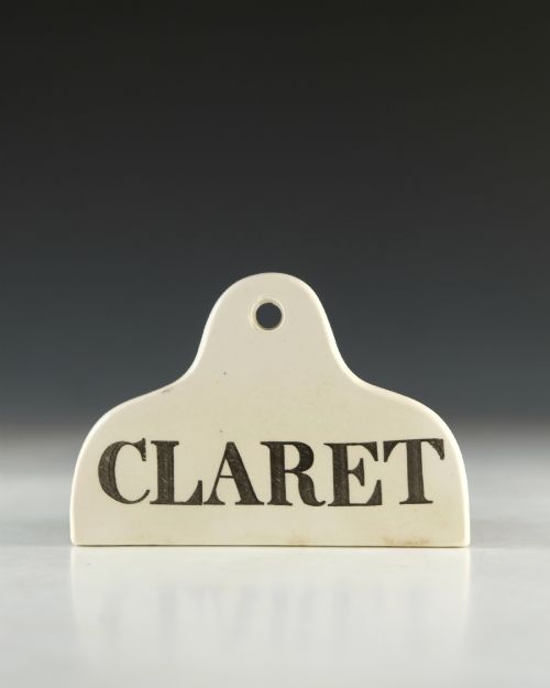 ANTIQUE BIN LABEL CLARET ENGLISH MID 19TH CENTURY - ADDITIONAL PHOTO 1
