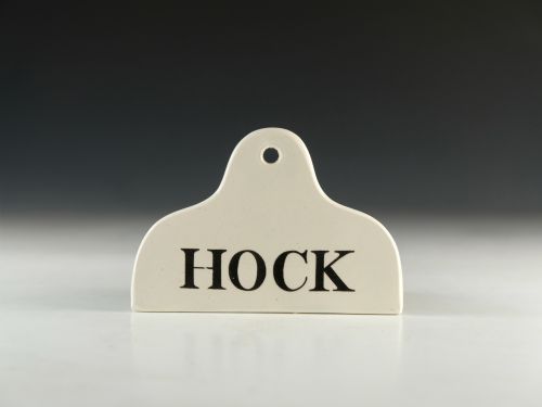 Antique Bin Label Hock Mid 19th Century