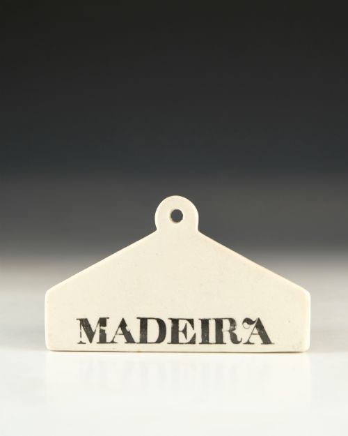 Antique Bin Label Madeira English Mid 19th Century