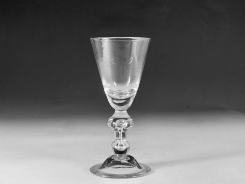 Baluster Wine Goblet English C1710 - 20