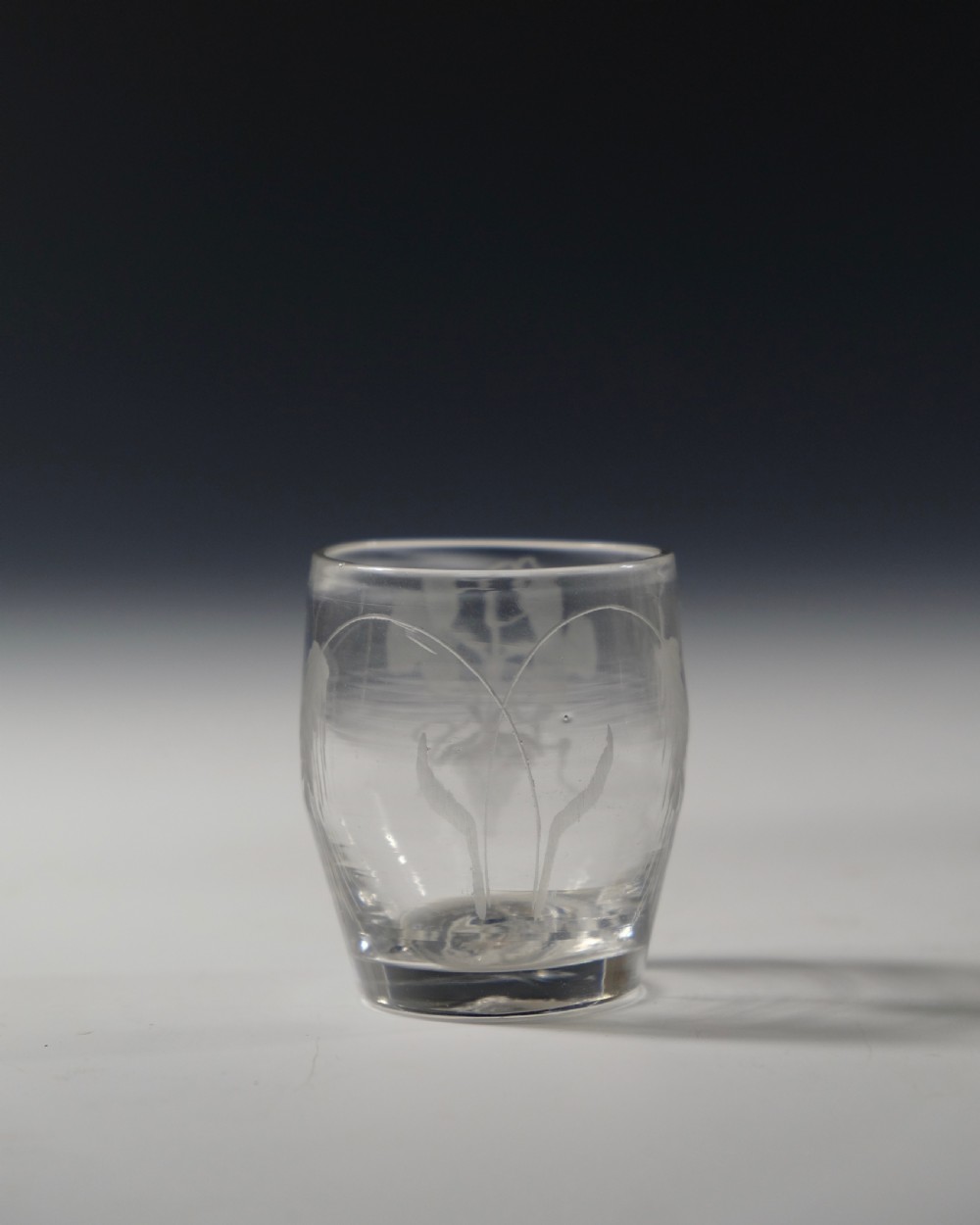 Small tumbler engraved hops and barley C1780/90. View IV
