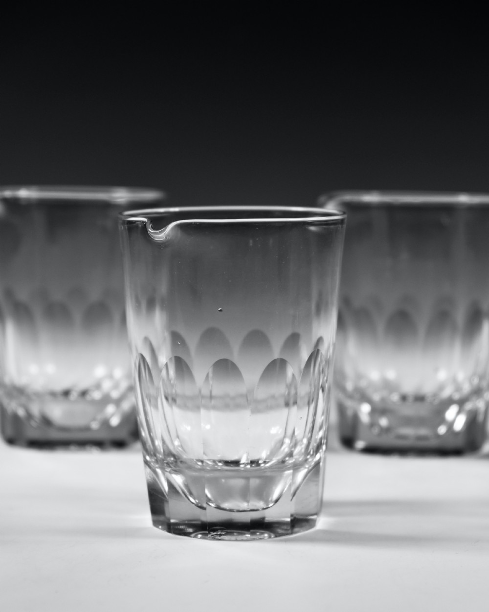 Four single lipped mixing tumbler English C1890 View VI