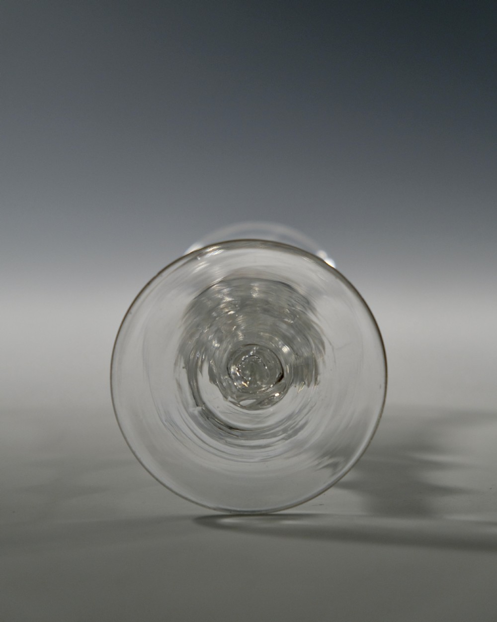 Double knopped air twist wine glass C1755 View VI