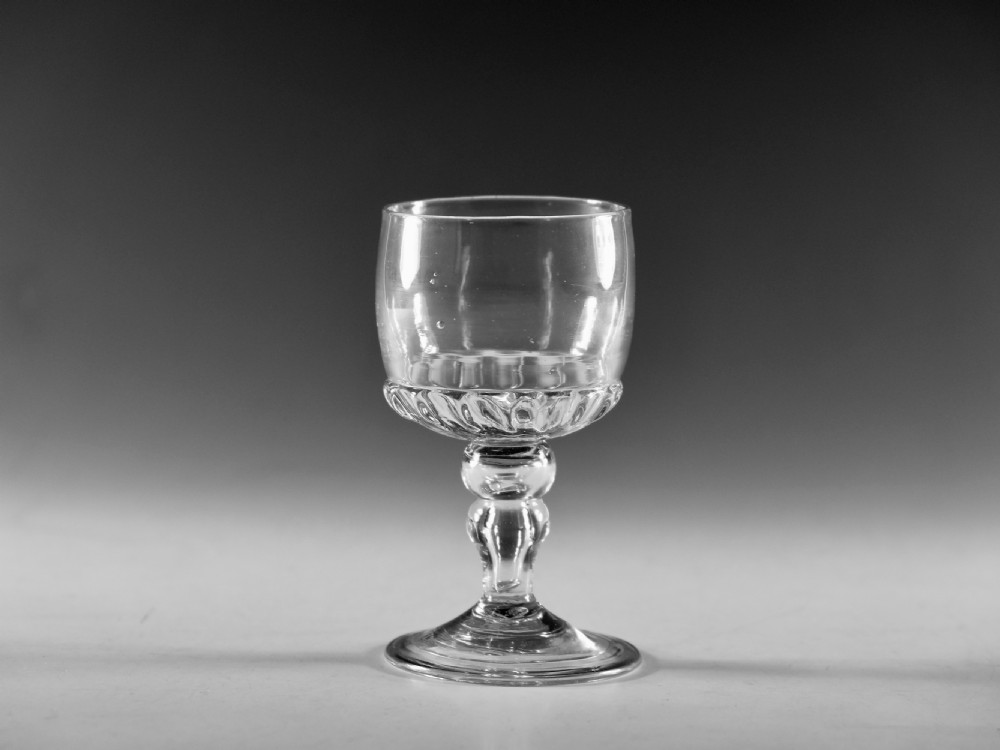 Antique glass - mead glass English c1700