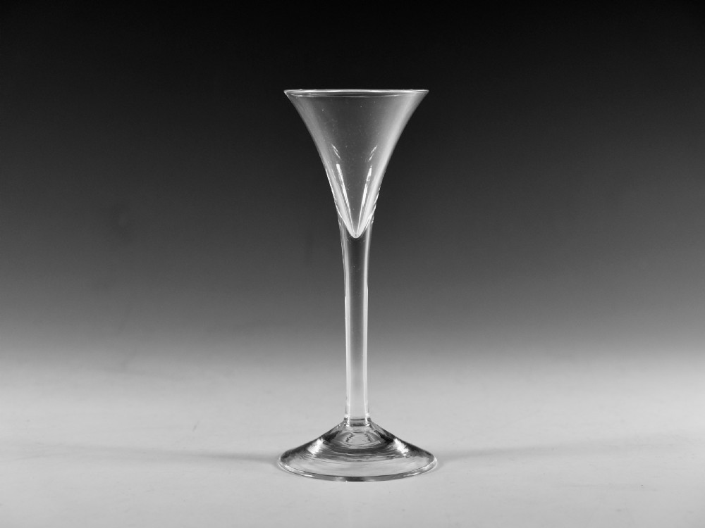 Antique glass - toasting glass English c1770