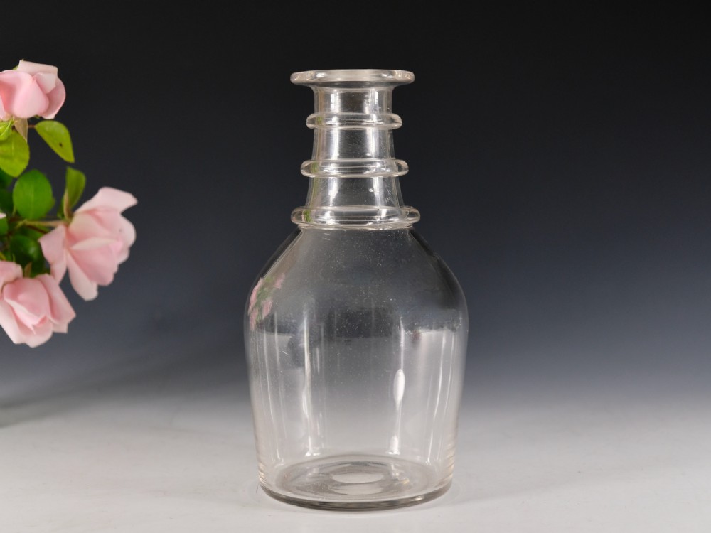 Antique glass - carafe English c1820
