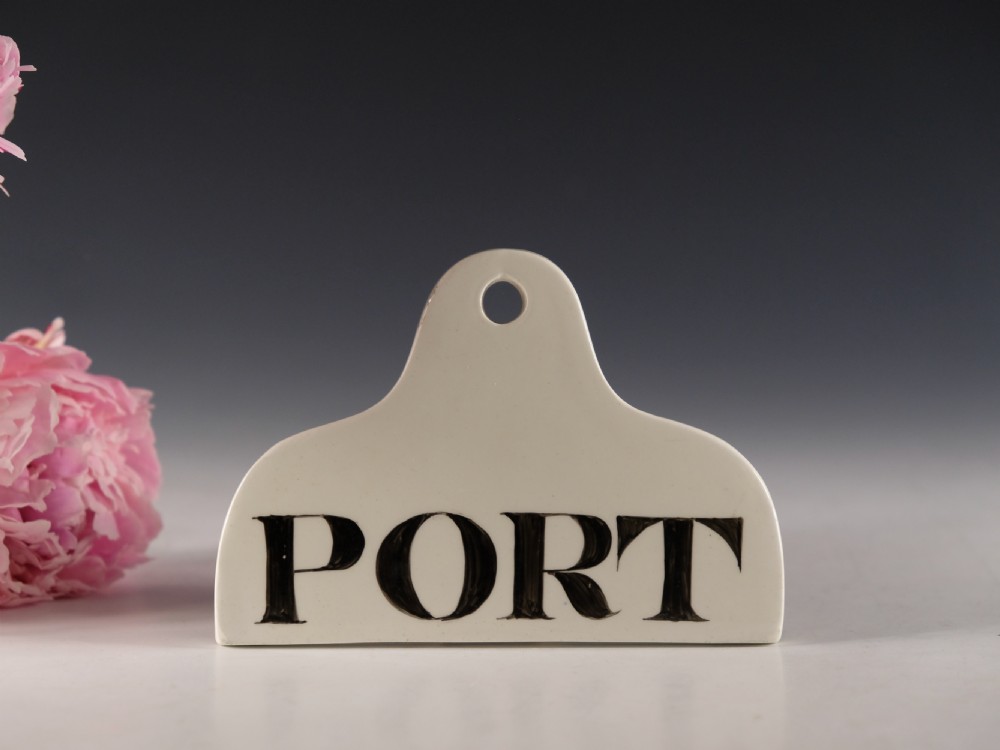 Bin label - Port Mid 19th century